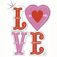 Шар Фигура LOVE Голография